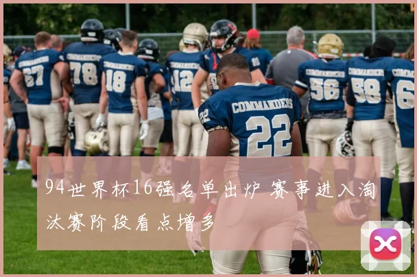 94世界杯16强名单出炉 赛事进入淘汰赛阶段看点增多